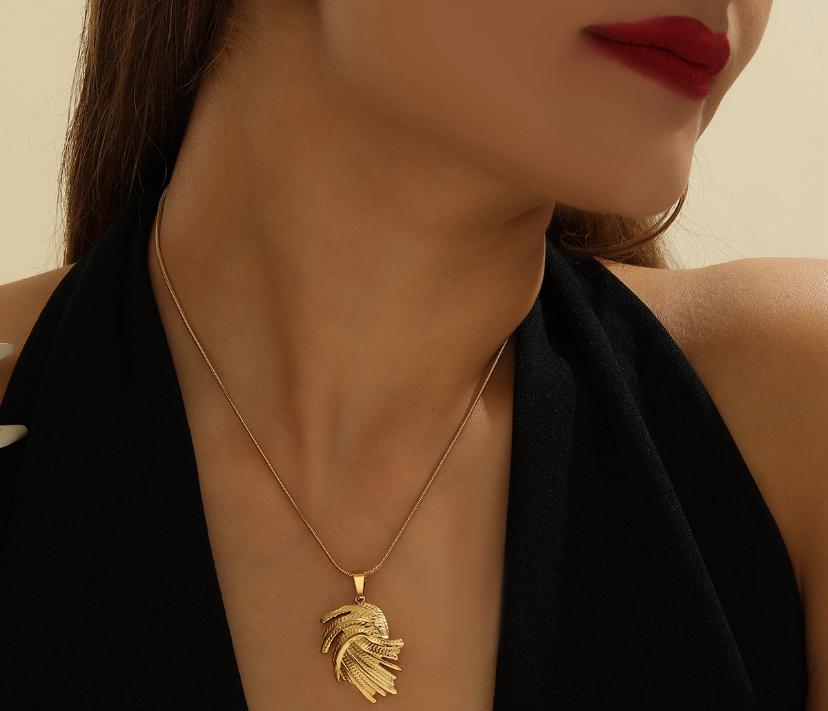 Aurelia Feather Necklace