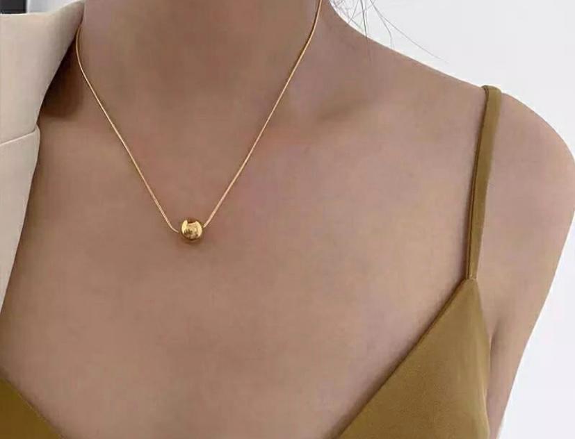 Golden Orb Necklace
