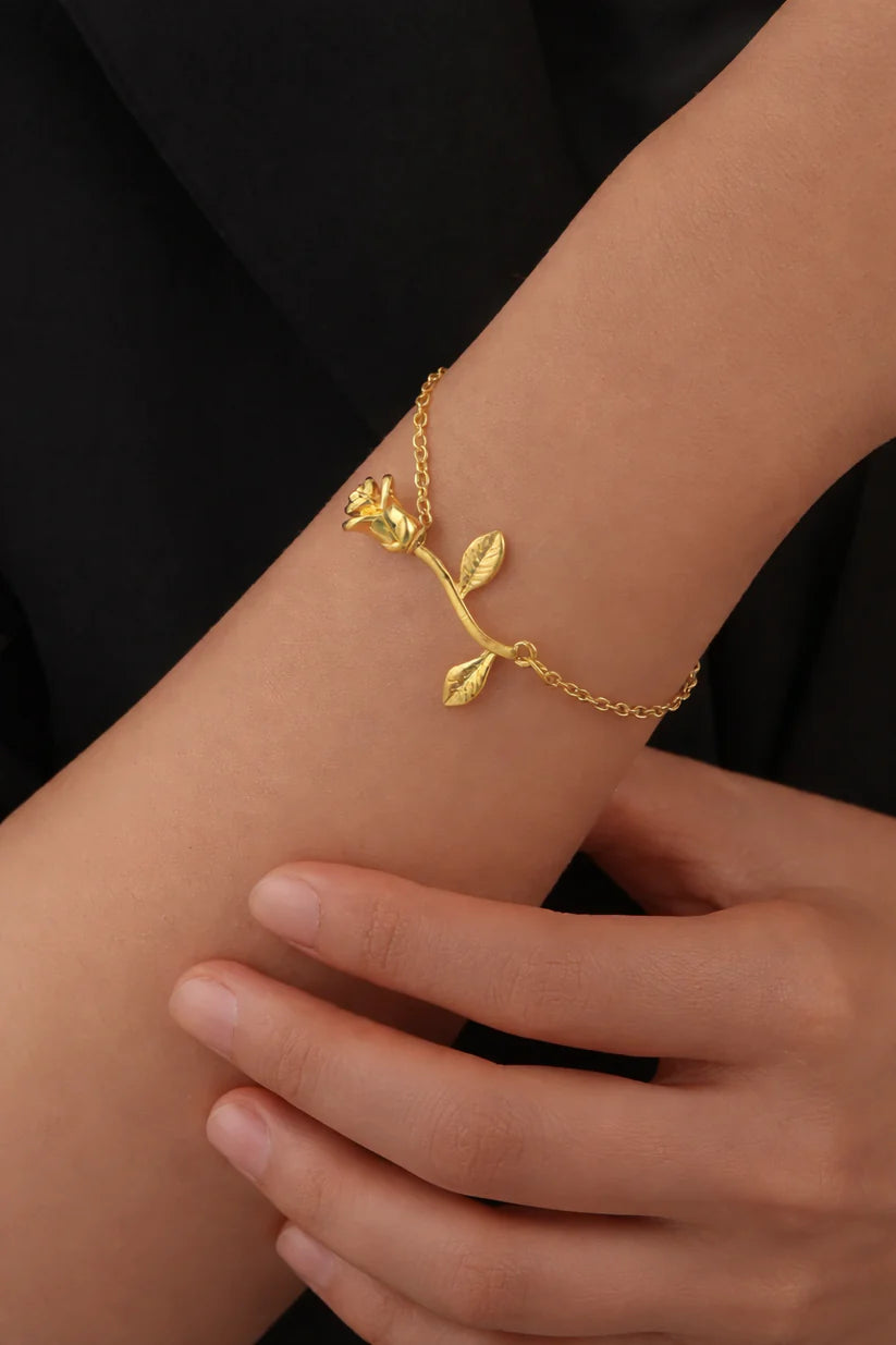 Rose Stem Bracelet
