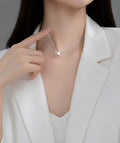 Silver Swallow Charm Necklace